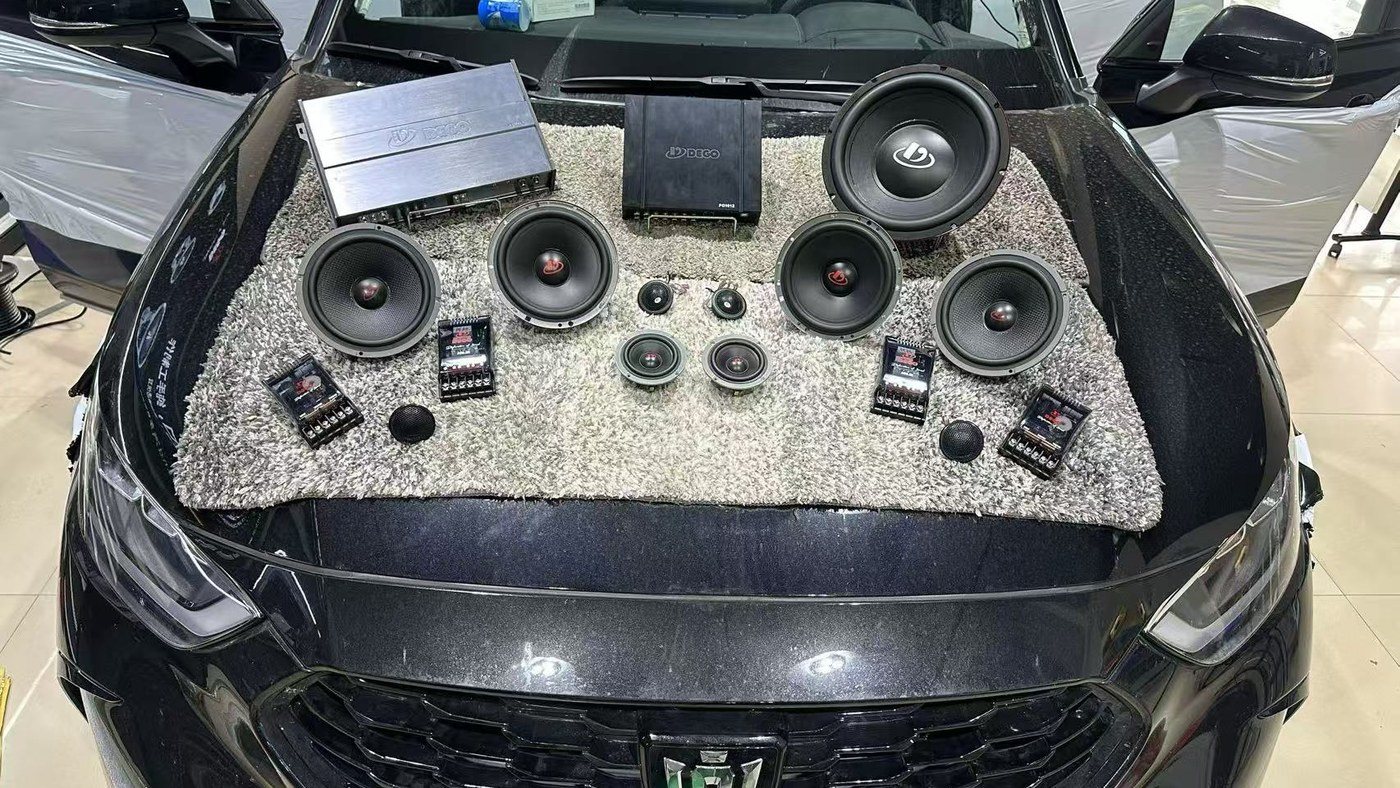 湛江汽车音响喇叭功放和低音器材检查