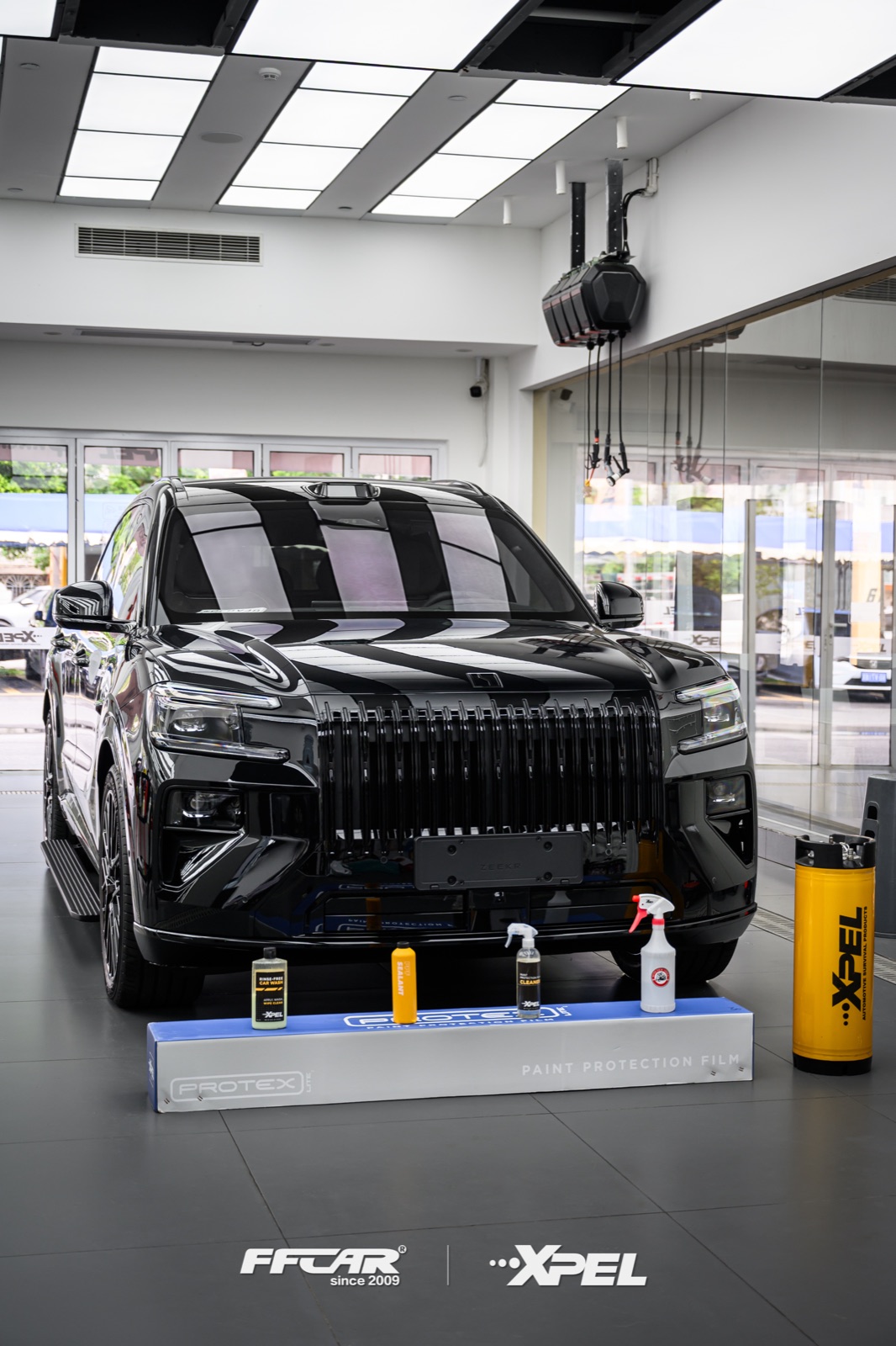 极氪8X隐形车衣、隔热膜/窗膜施工图 8